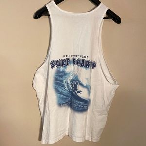 Size XXL. Walt Disney world tank top. White with blue. Good condition.